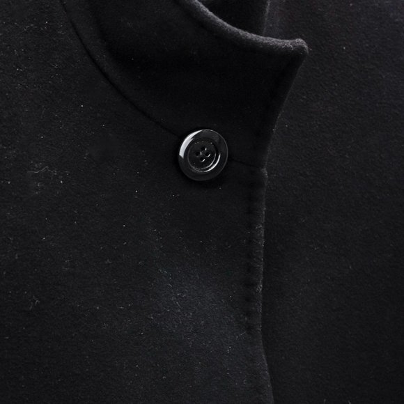 Cinzia Rocca Black Wool Coat - Picture 7 of 11